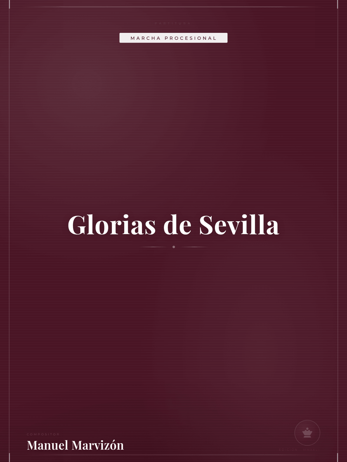 Portada de Glorias de Sevilla