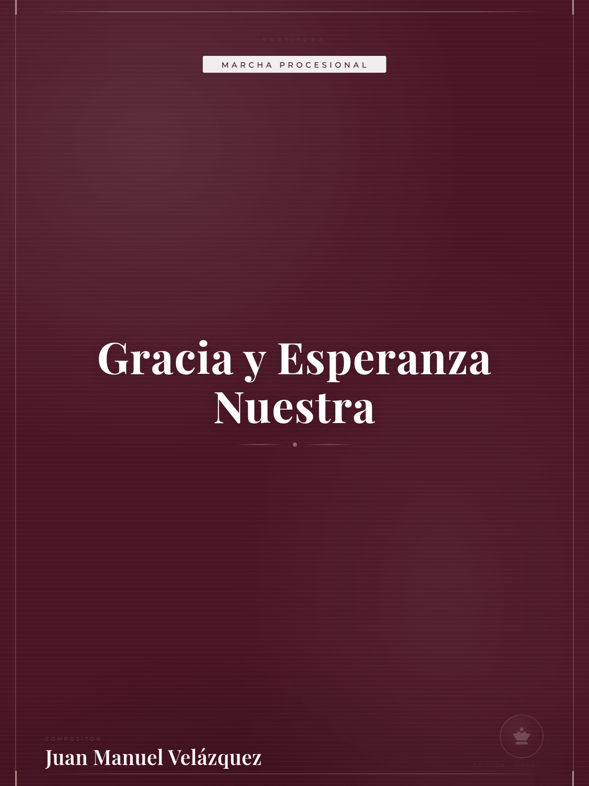Portada de Gracia y Esperanza Nuestra