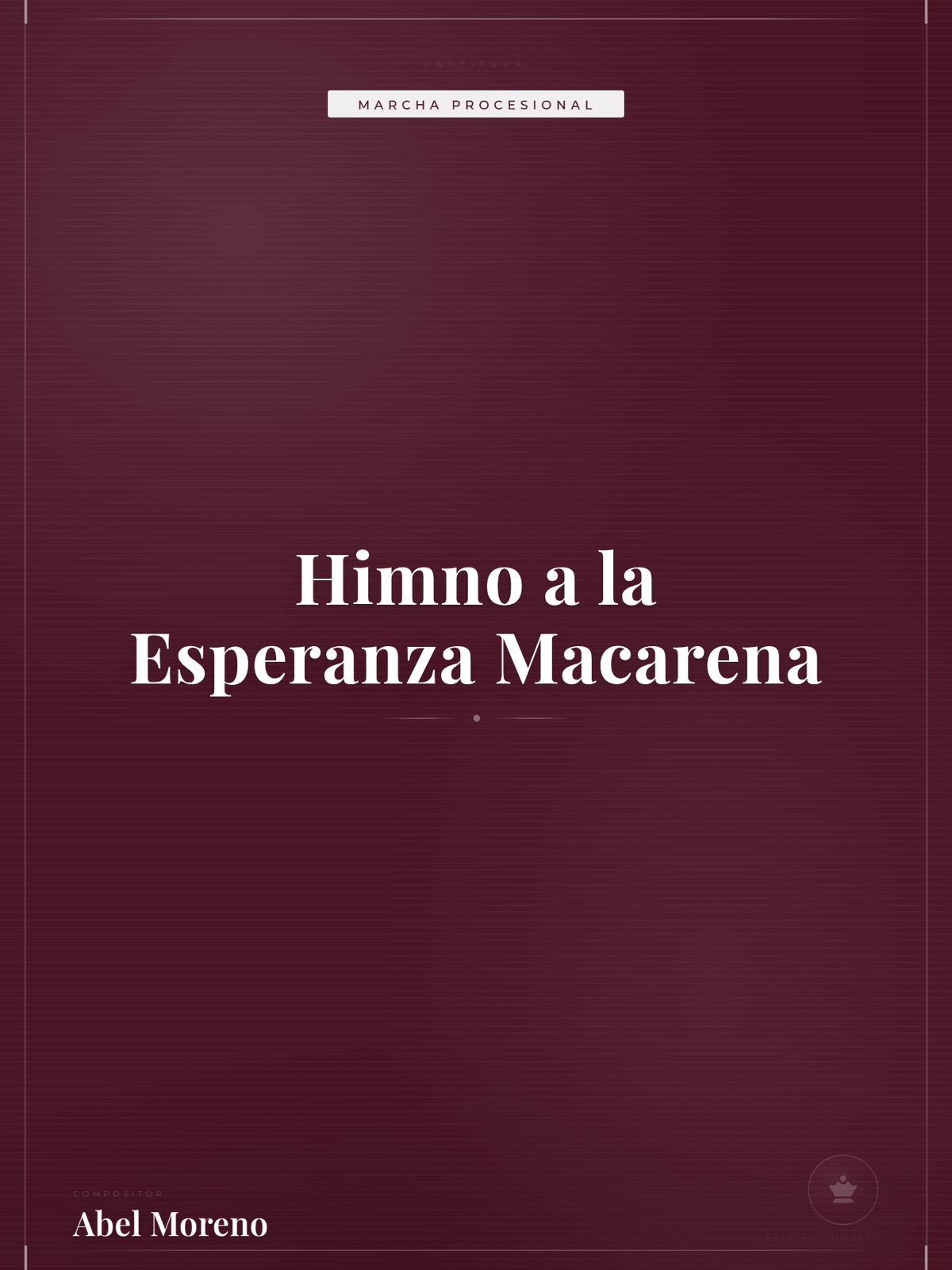 Portada de Himno a la Esperanza Macarena