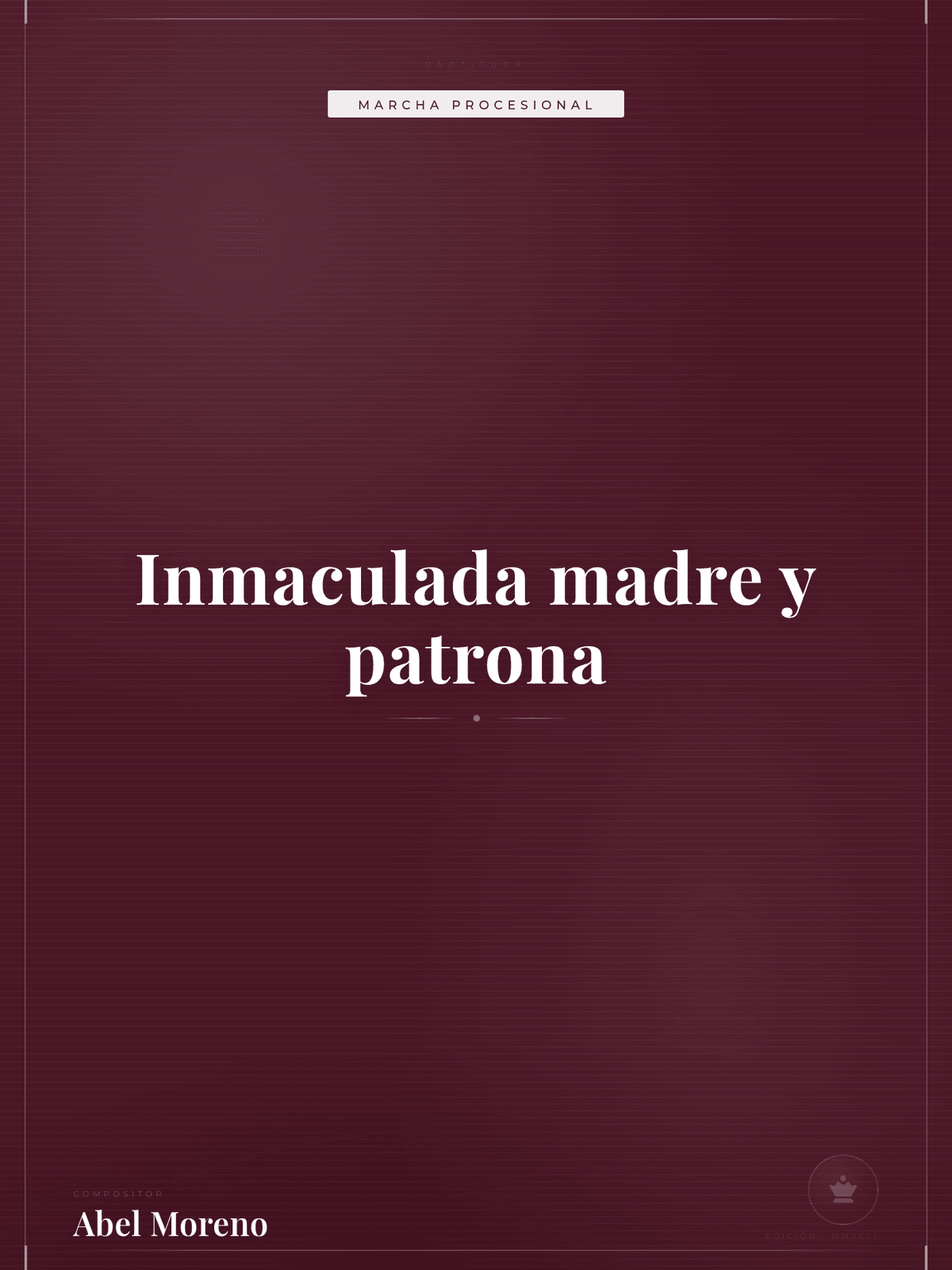 Portada de Inmaculada madre y patrona