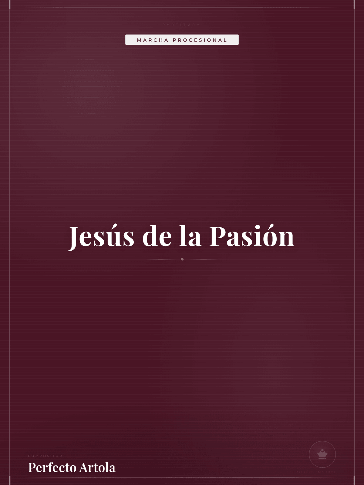 Portada de Jesús de la Pasión