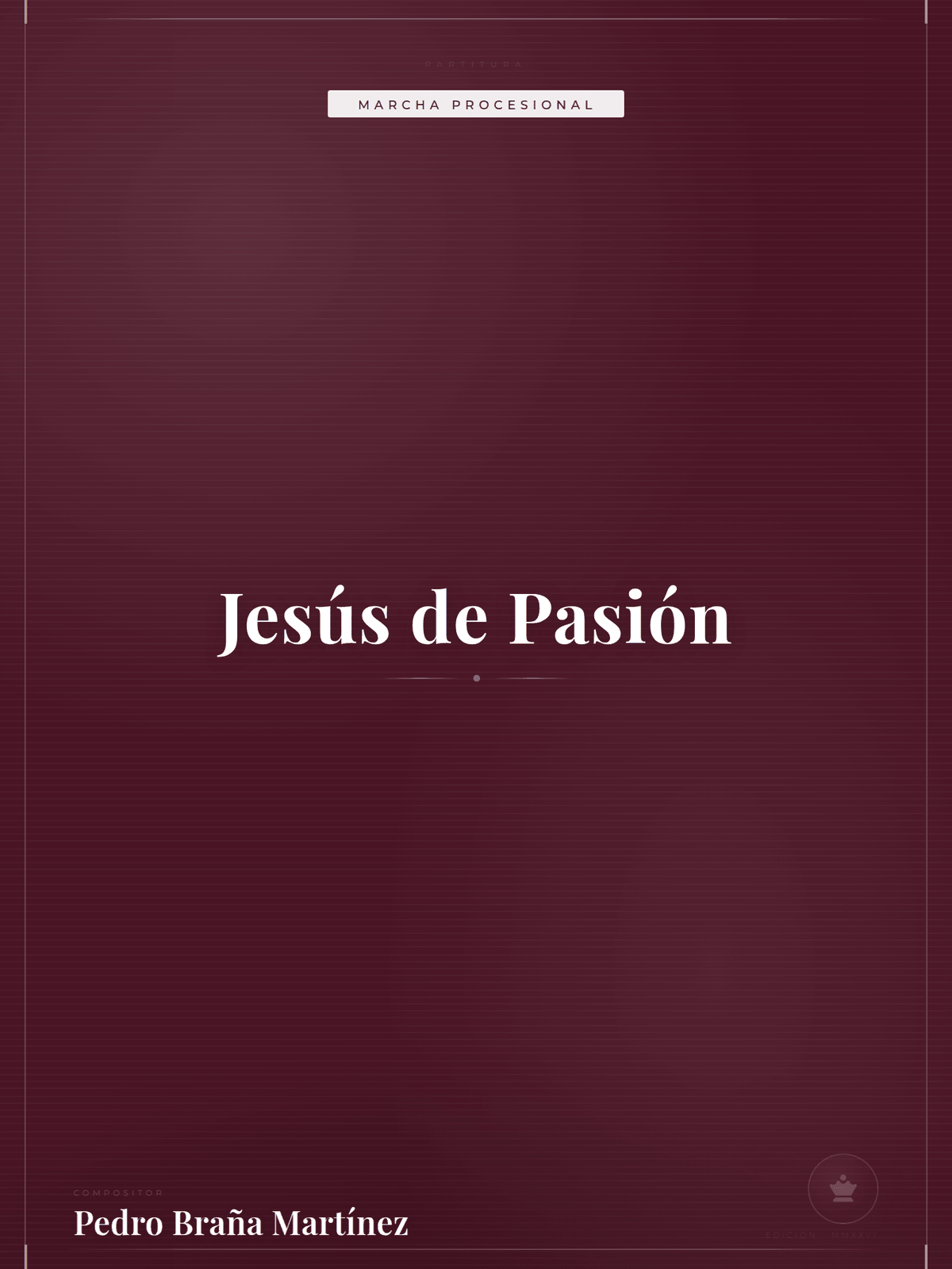 Portada de Jesús de Pasión