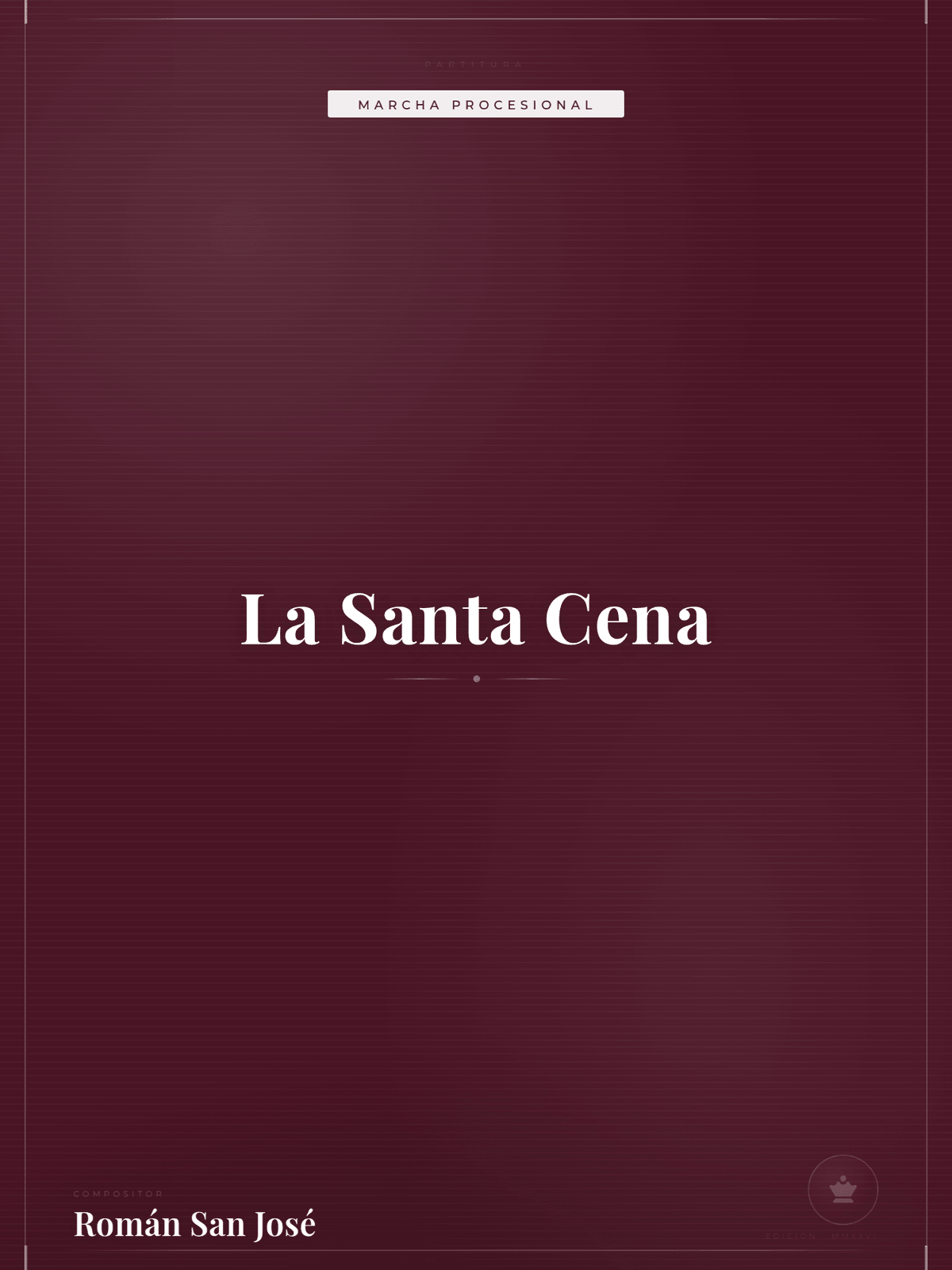 Portada de La Santa Cena