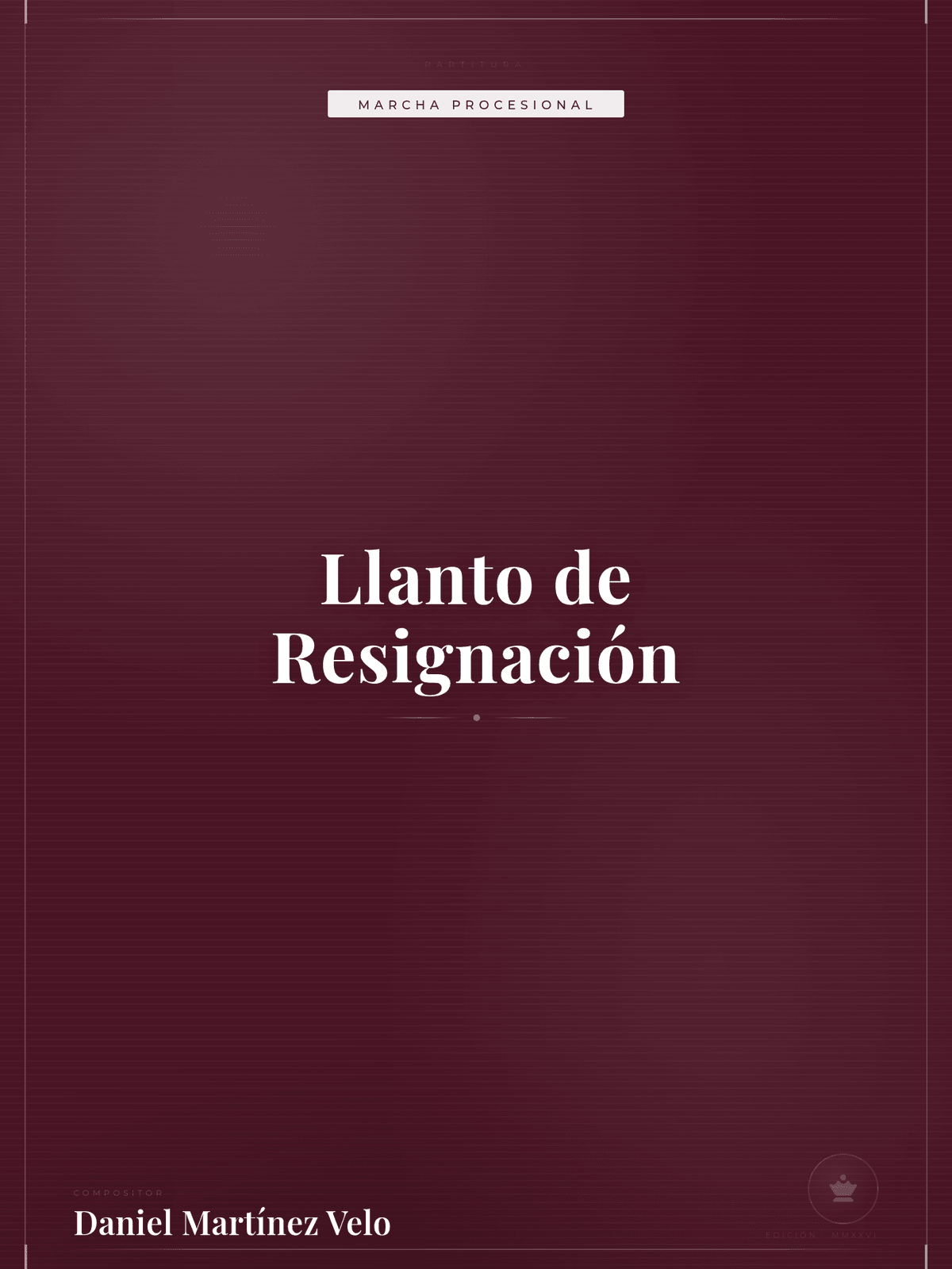 Portada de Llanto de Resignación