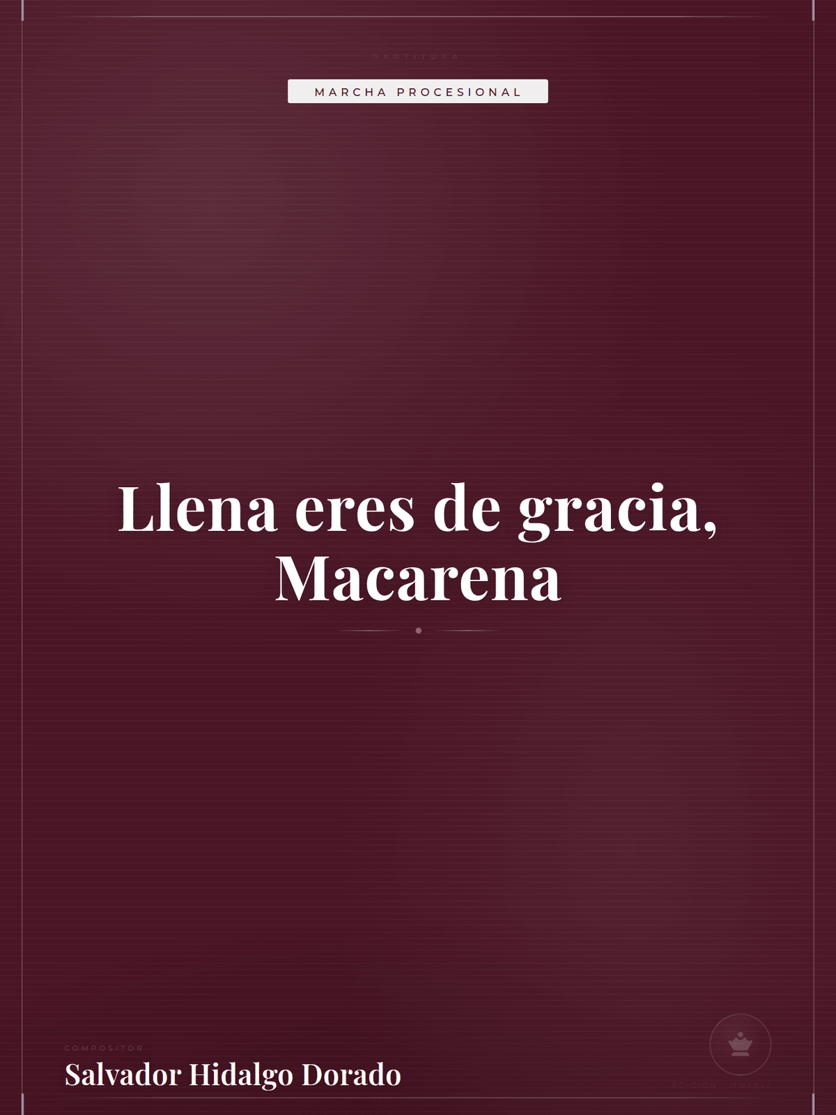 Portada de Llena eres de gracia, Macarena