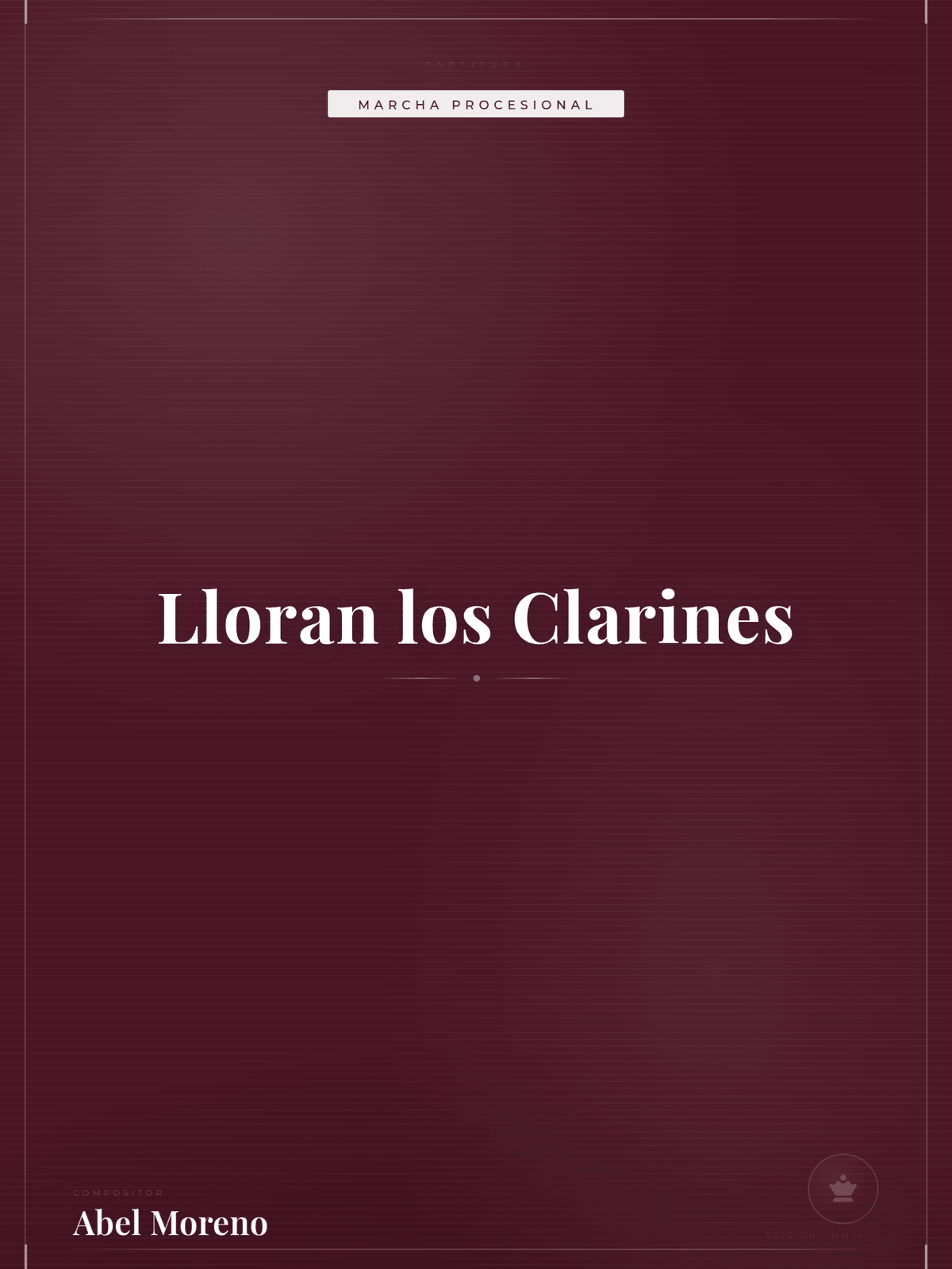 Portada de Lloran los Clarines