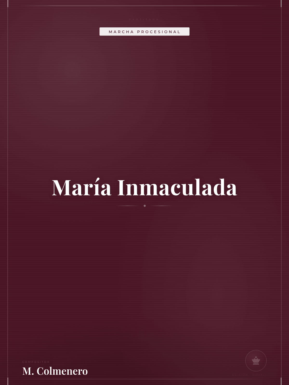 Portada de María Inmaculada