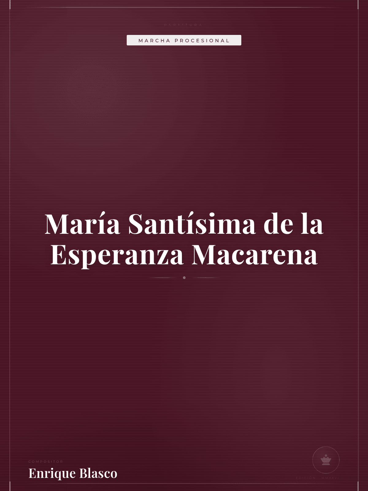 Portada de María Santísima de la Esperanza Macarena