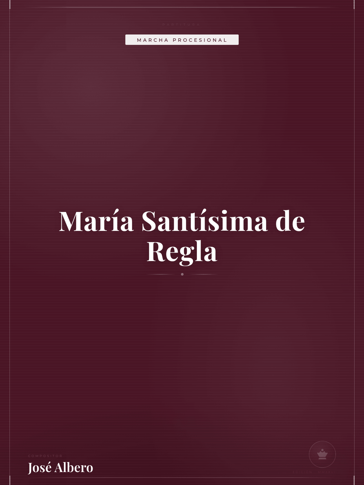 Portada de María Santísima de Regla