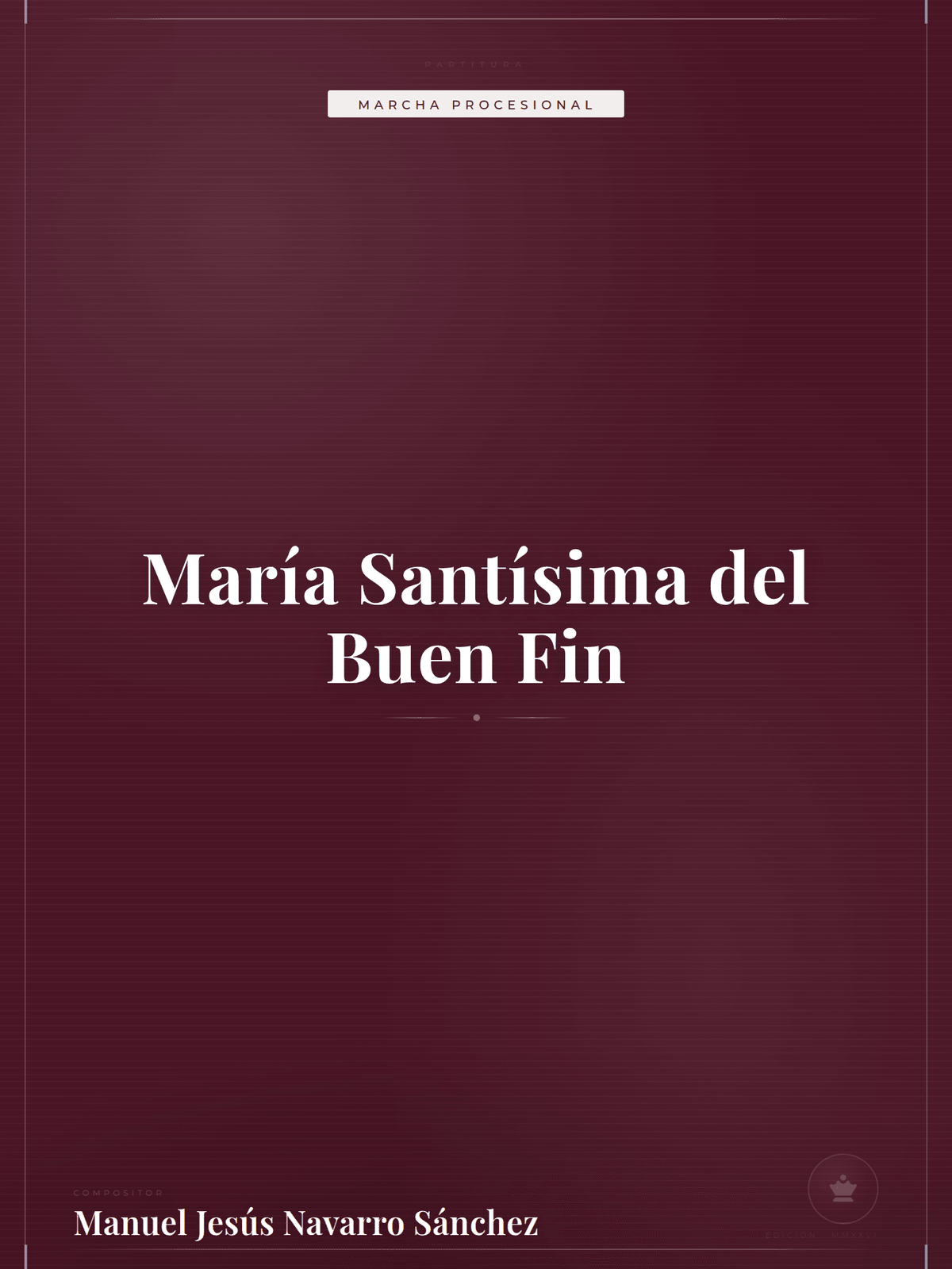 Portada de María Santísima del Buen Fin