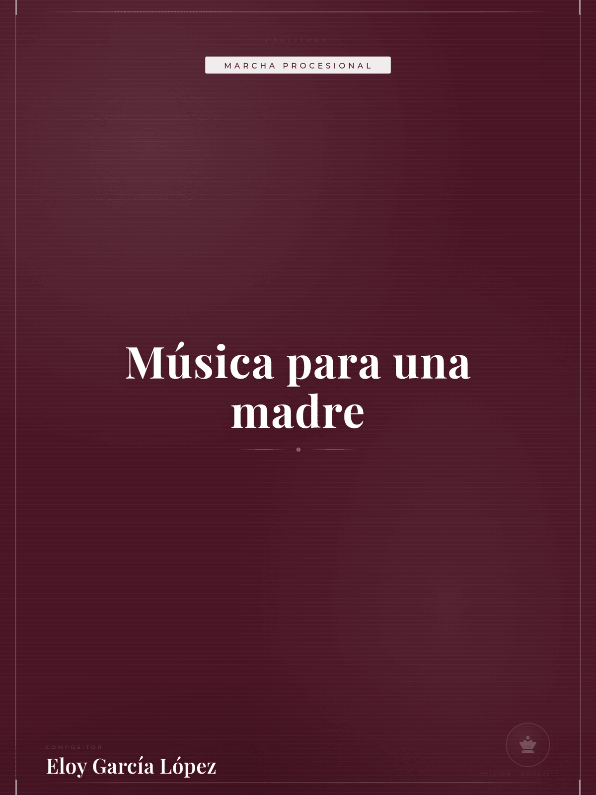 Portada de Música para una madre
