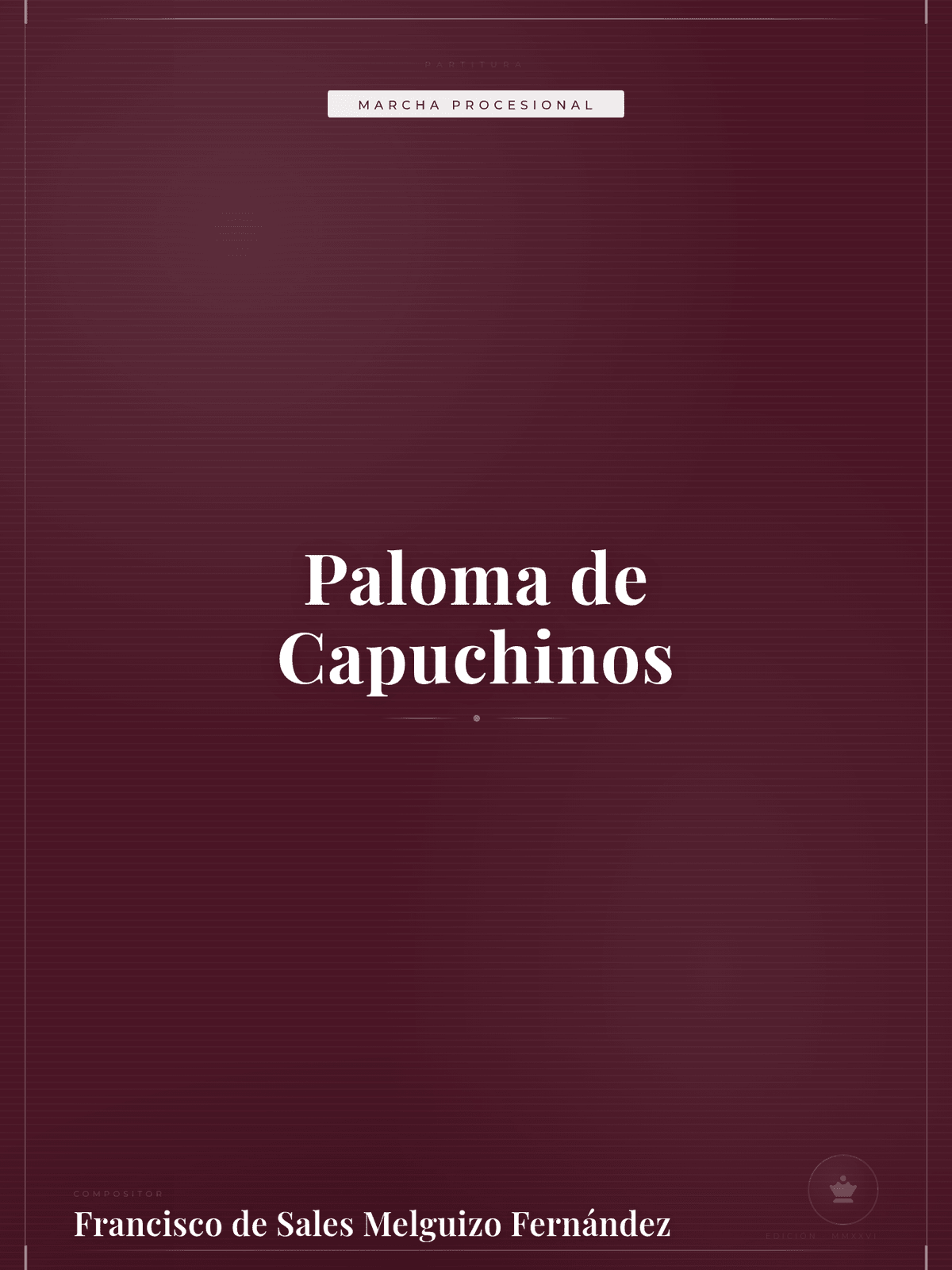 Portada de Paloma de Capuchinos