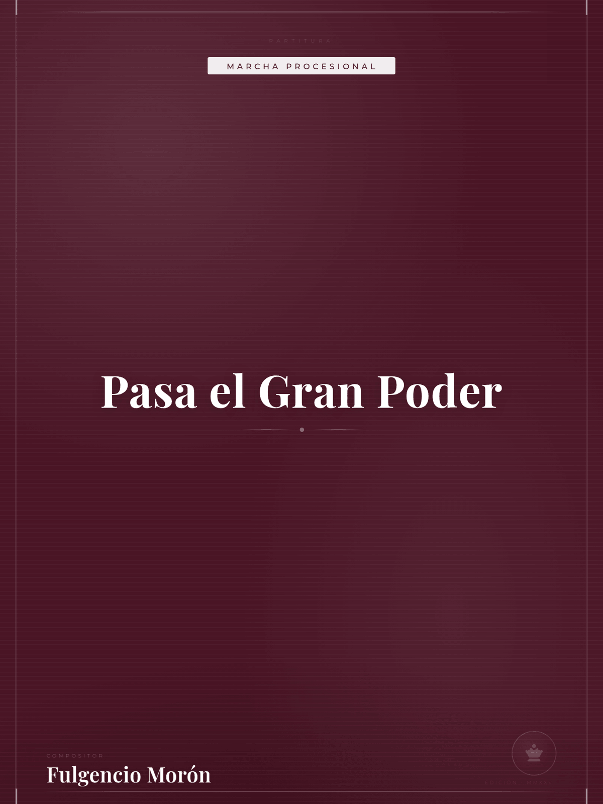 Portada de Pasa el Gran Poder