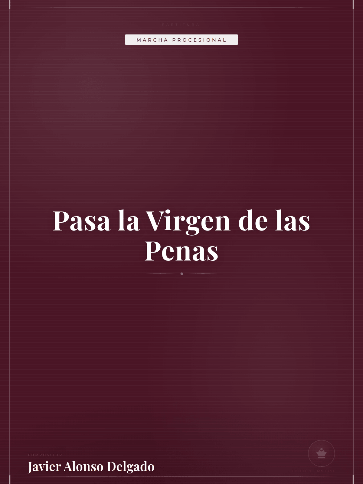 Portada de Pasa la Virgen de las Penas