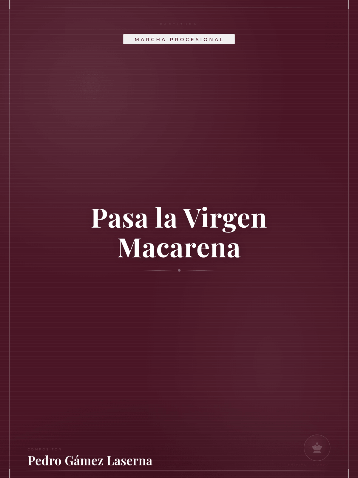 Portada de Pasa la Virgen Macarena