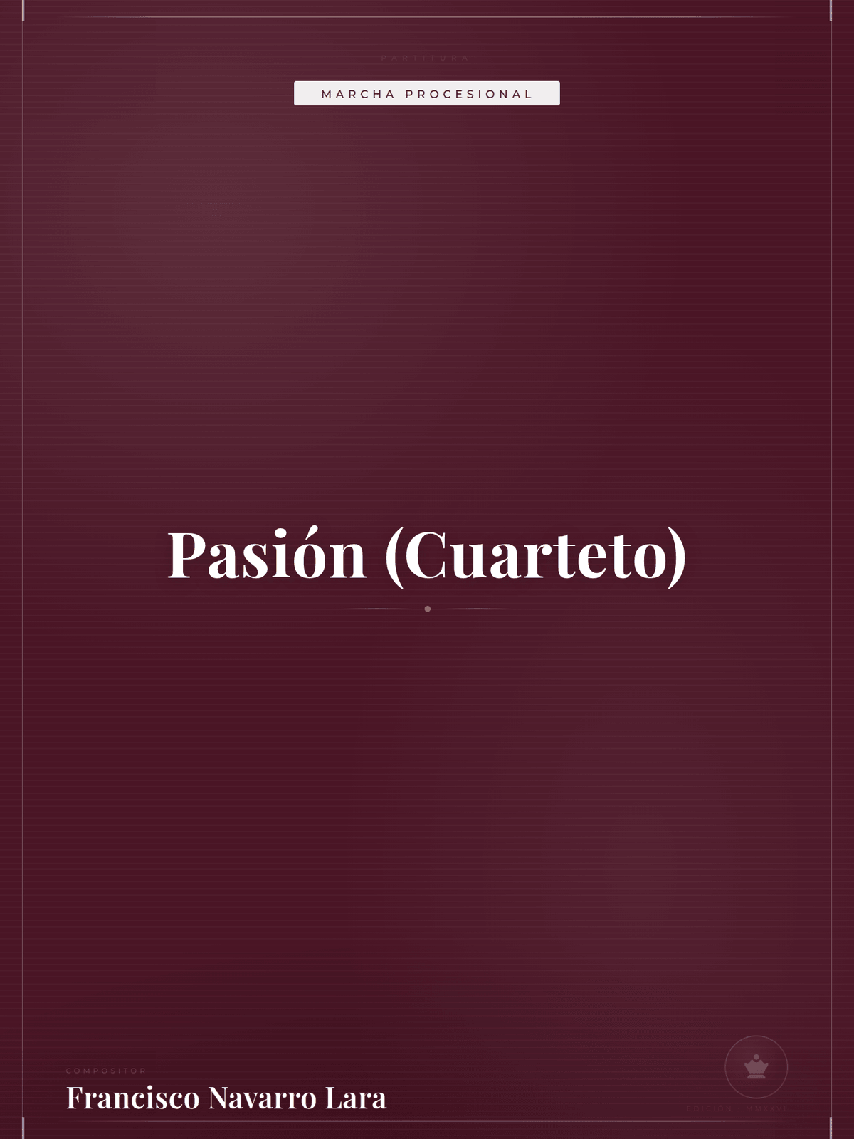 Portada de Pasión (Cuarteto)