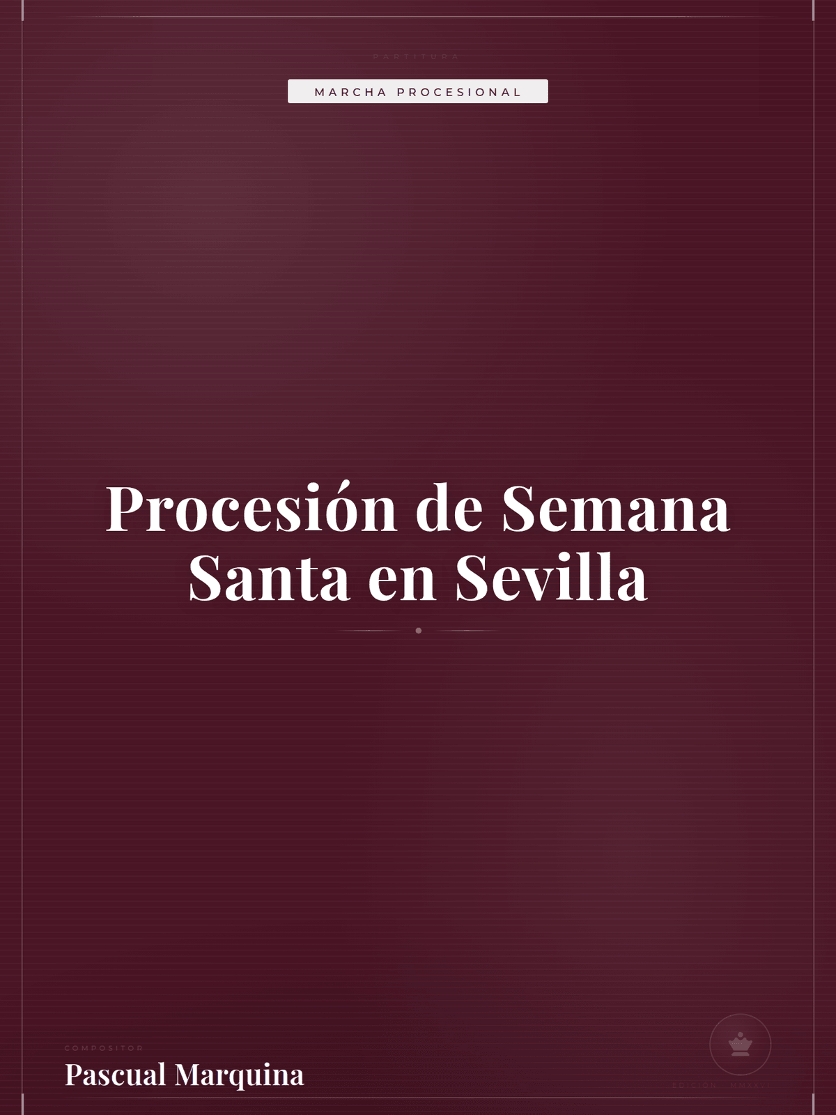 Portada de Procesión de Semana Santa en Sevilla