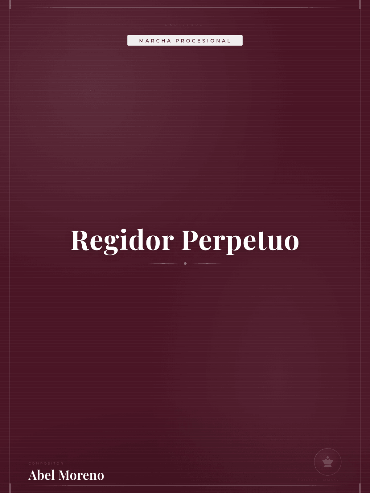 Portada de Regidor Perpetuo