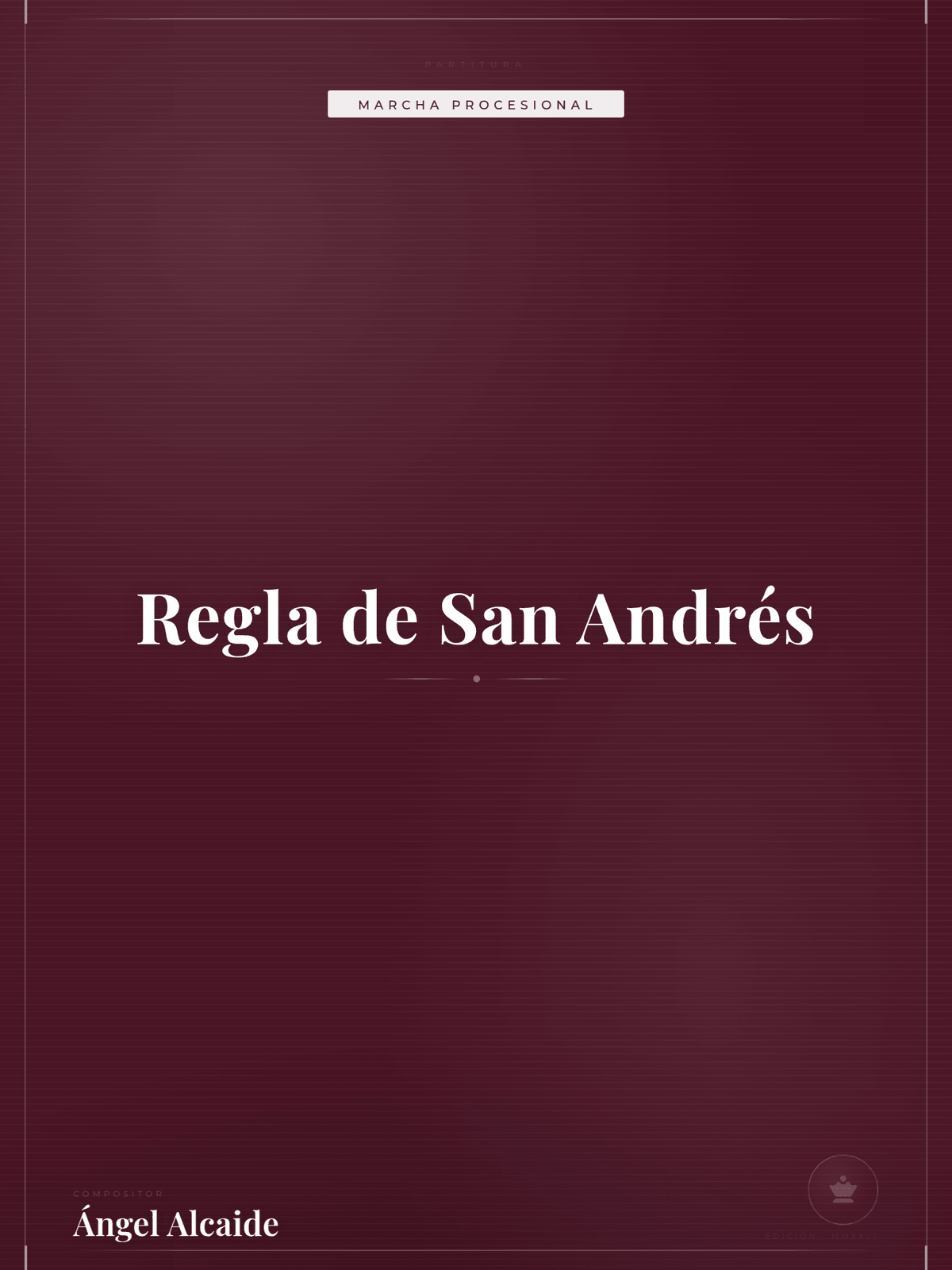 Portada de Regla de San Andrés