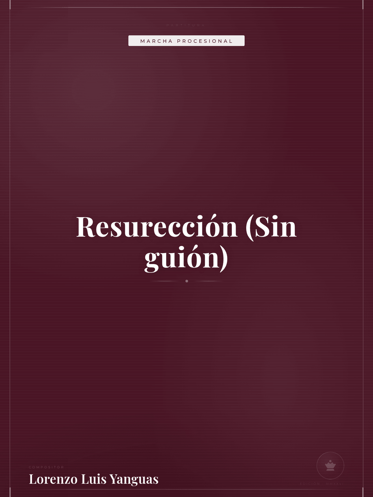 Portada de Resurección (Sin guión)