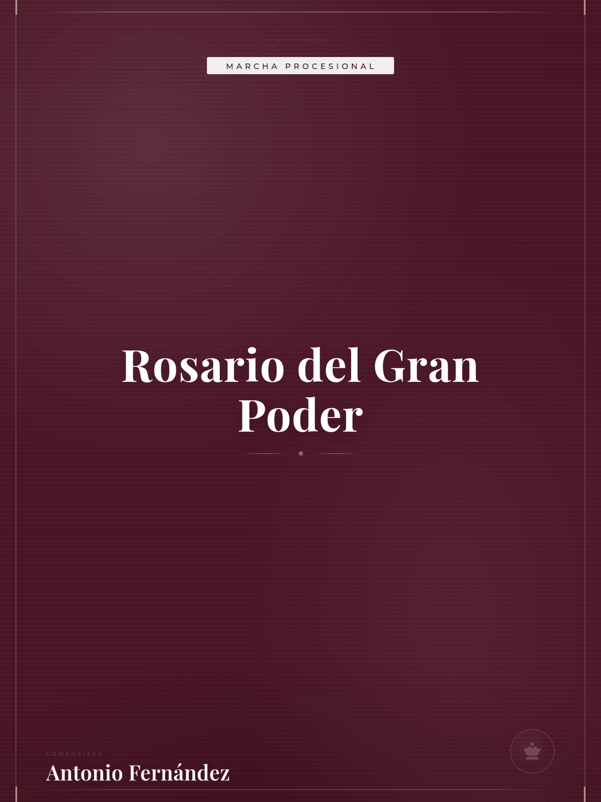 Portada de Rosario del Gran Poder