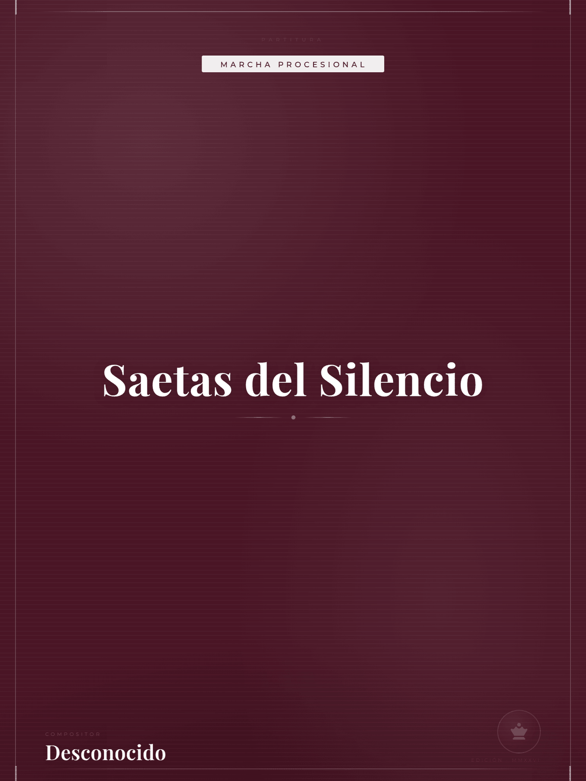 Portada de Saetas del Silencio