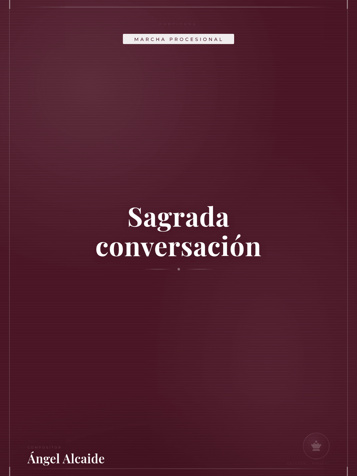 Portada de Sagrada conversación