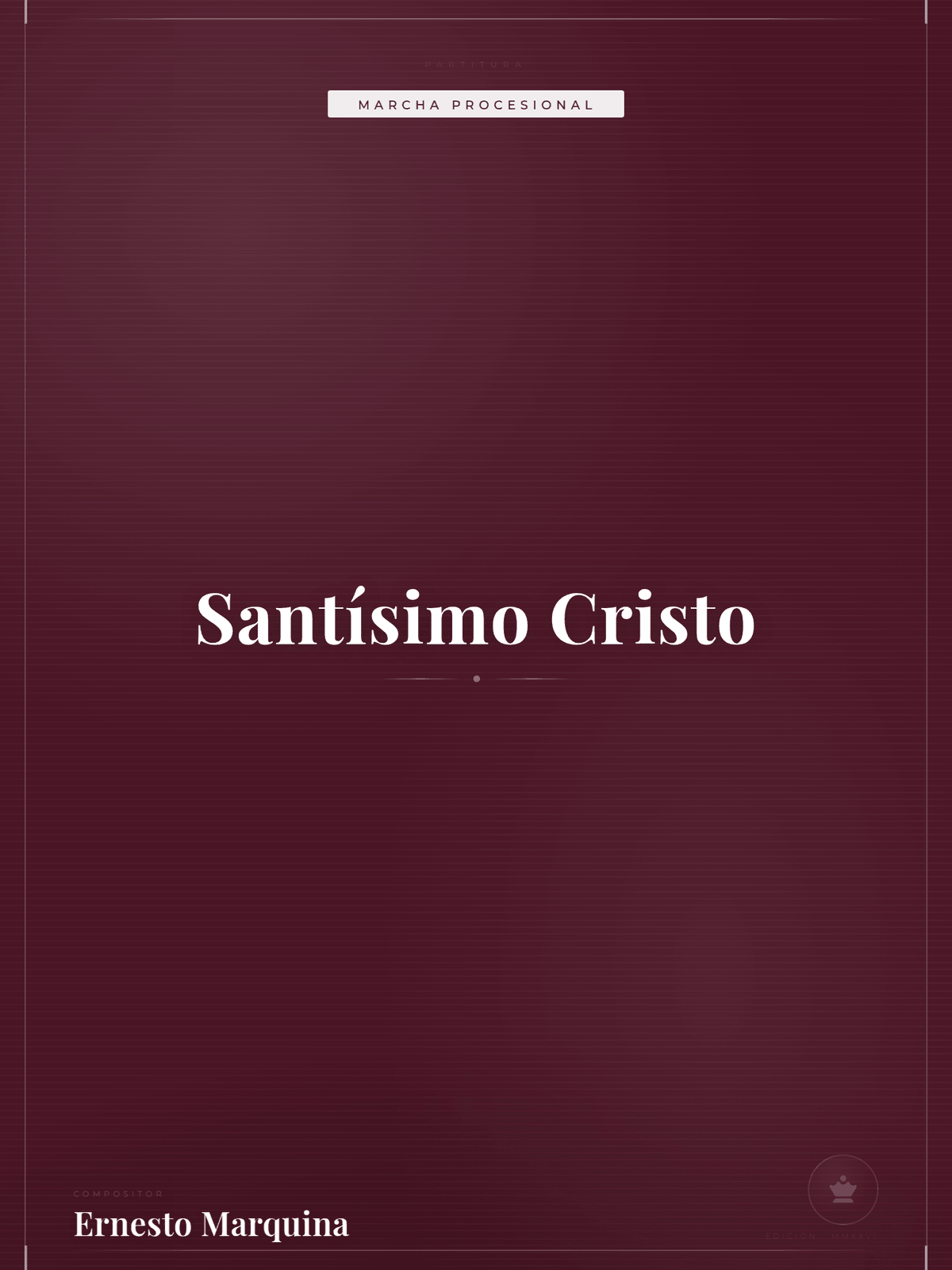 Portada de Santísimo Cristo