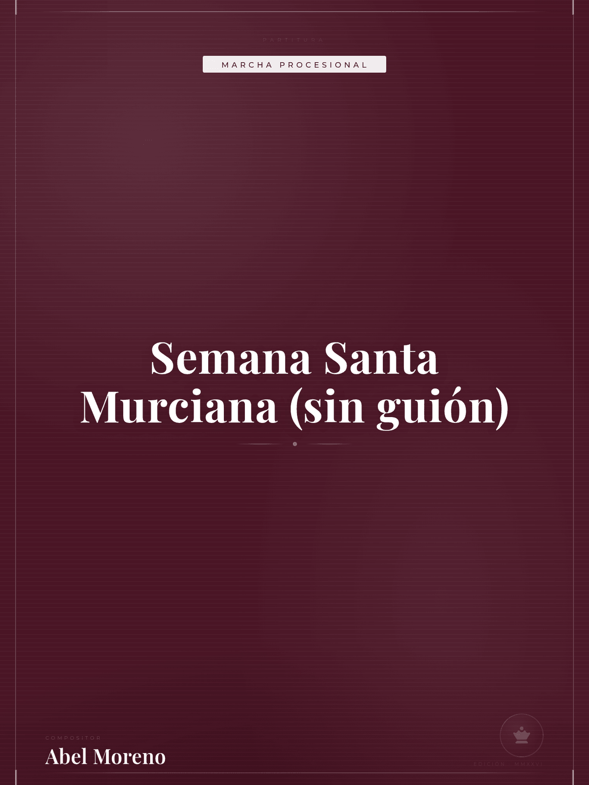 Portada de Semana Santa Murciana (sin guión)