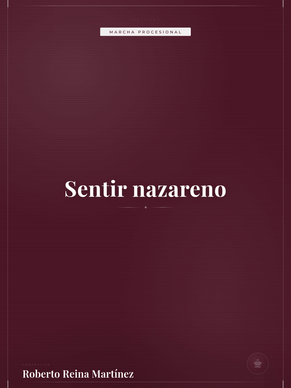 Portada de Sentir nazareno
