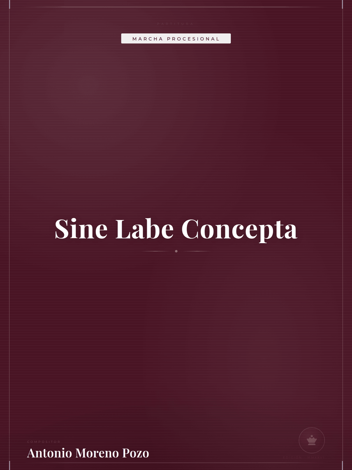 Portada de Sine Labe Concepta
