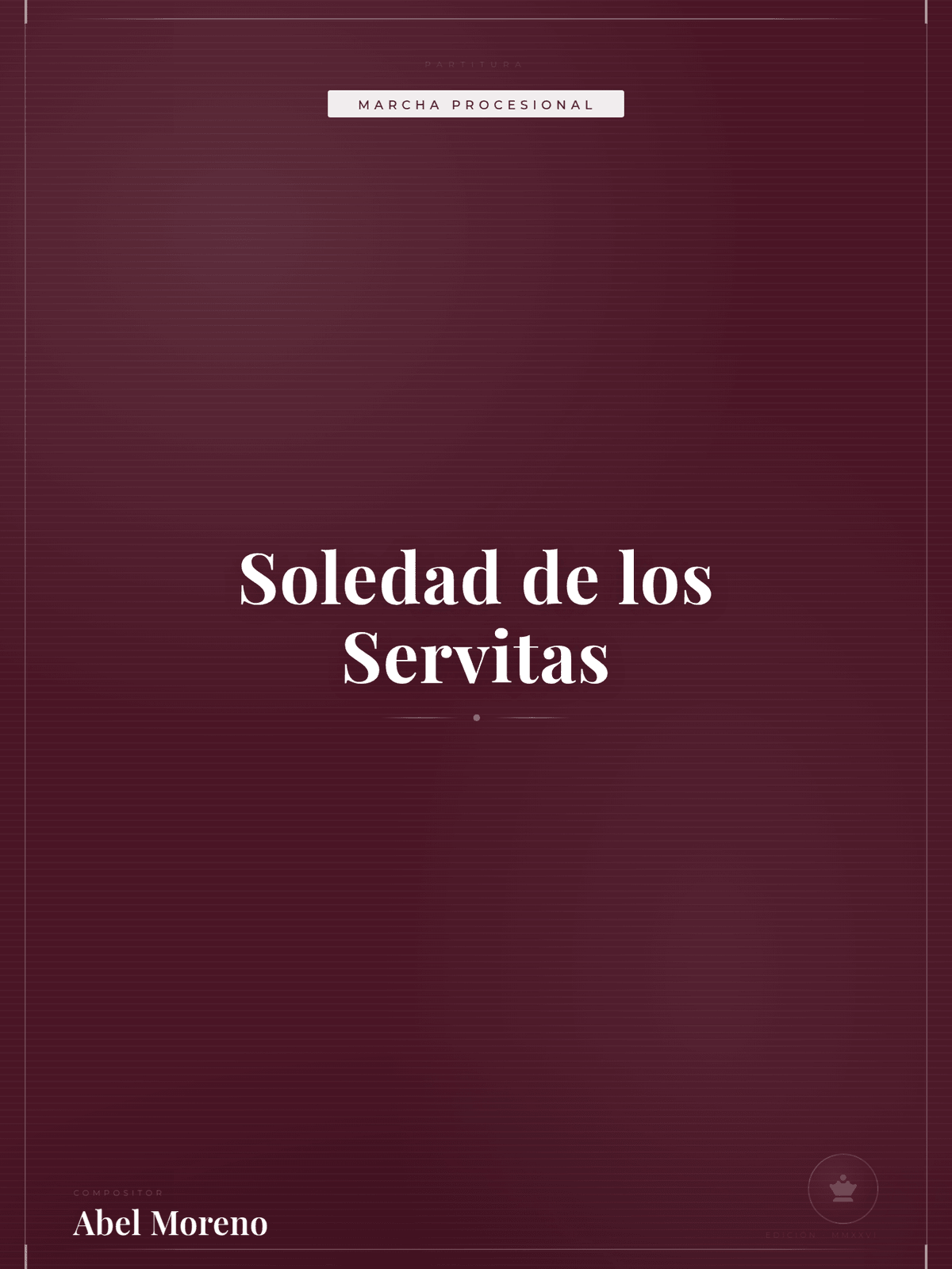 Portada de Soledad de los Servitas