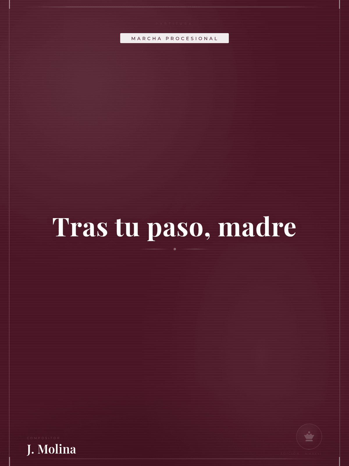 Portada de Tras tu paso, madre