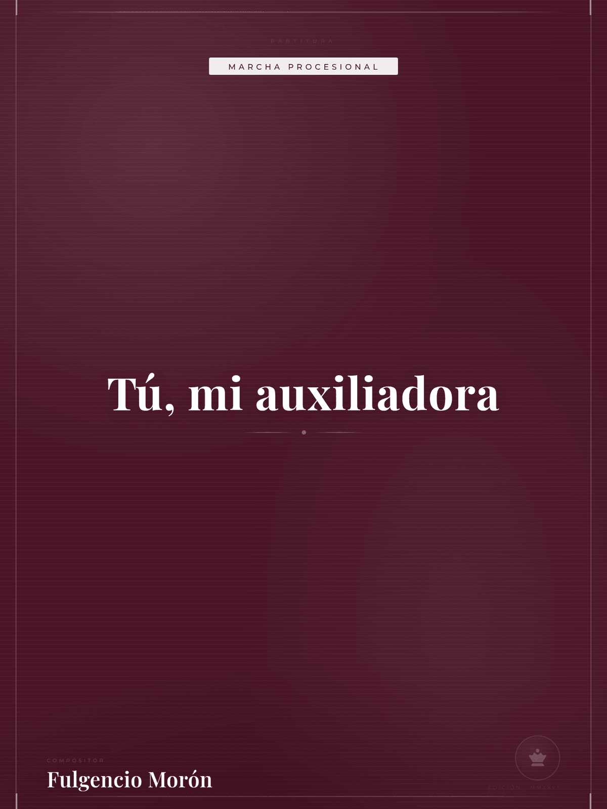 Portada de Tú, mi auxiliadora
