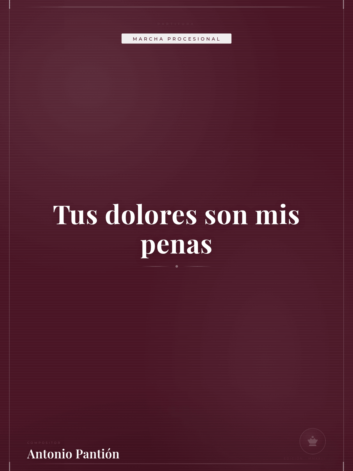 Portada de Tus dolores son mis penas