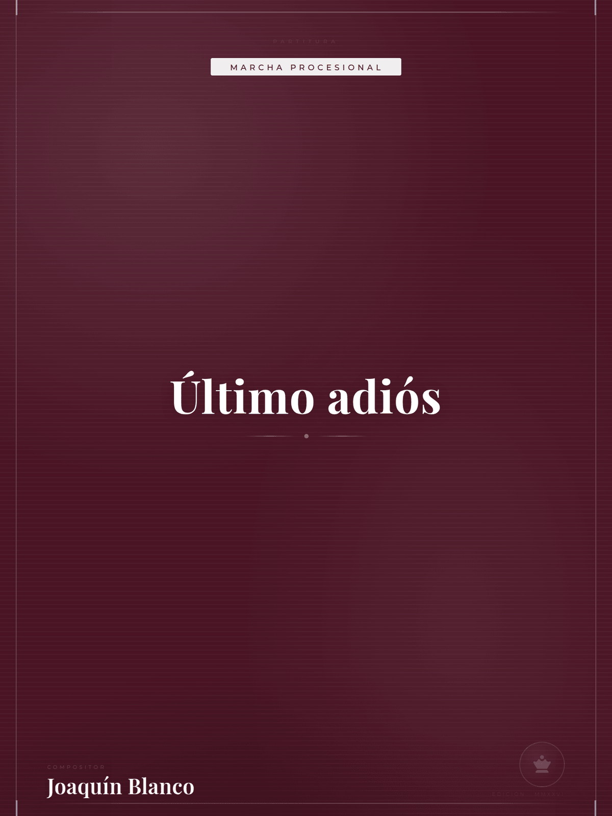 Portada de Último adiós