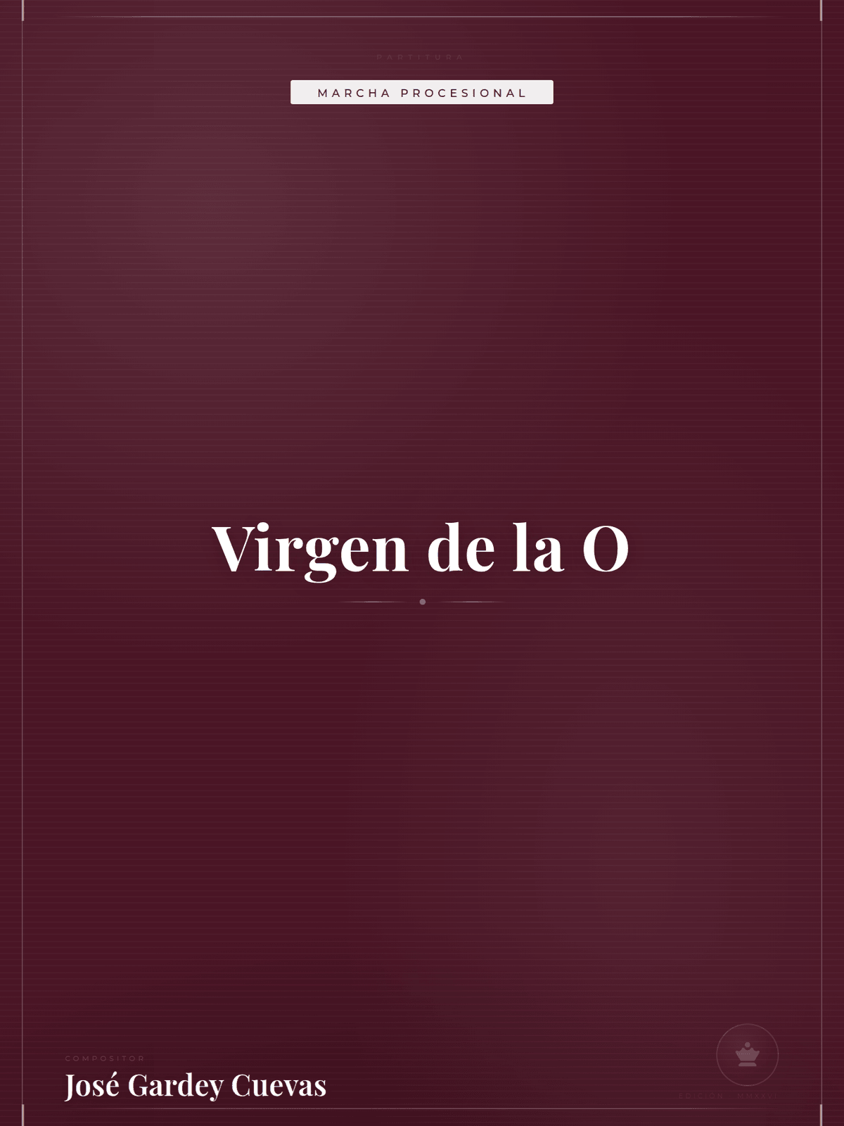 Portada de Virgen de la O