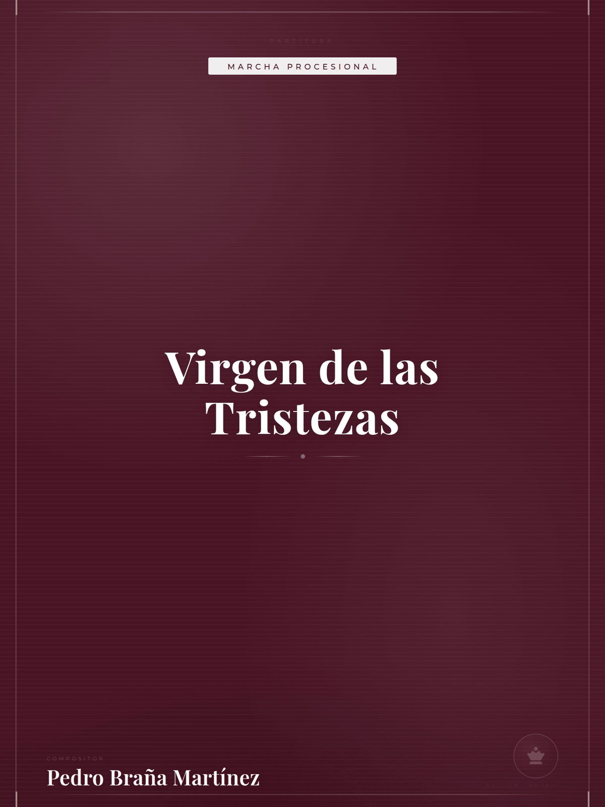 Portada de Virgen de las Tristezas