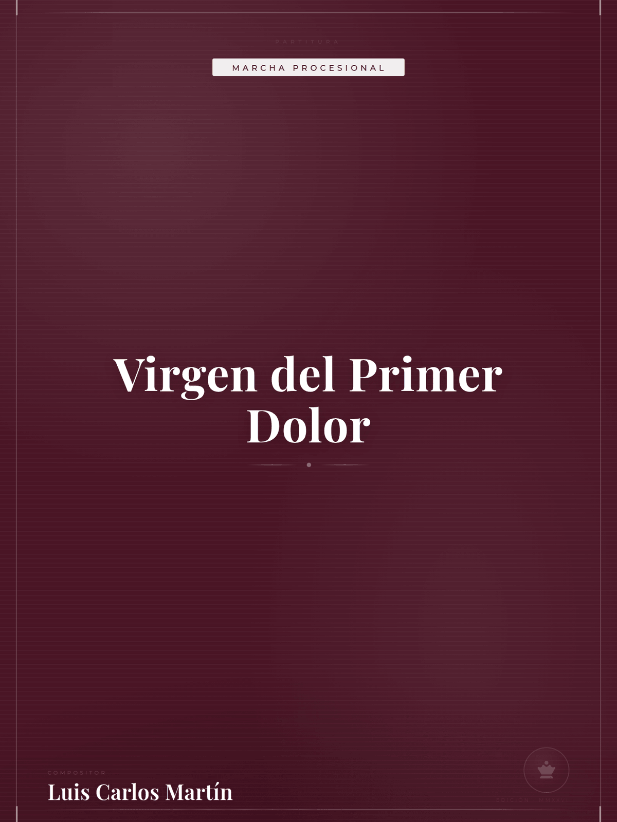 Portada de Virgen del Primer Dolor