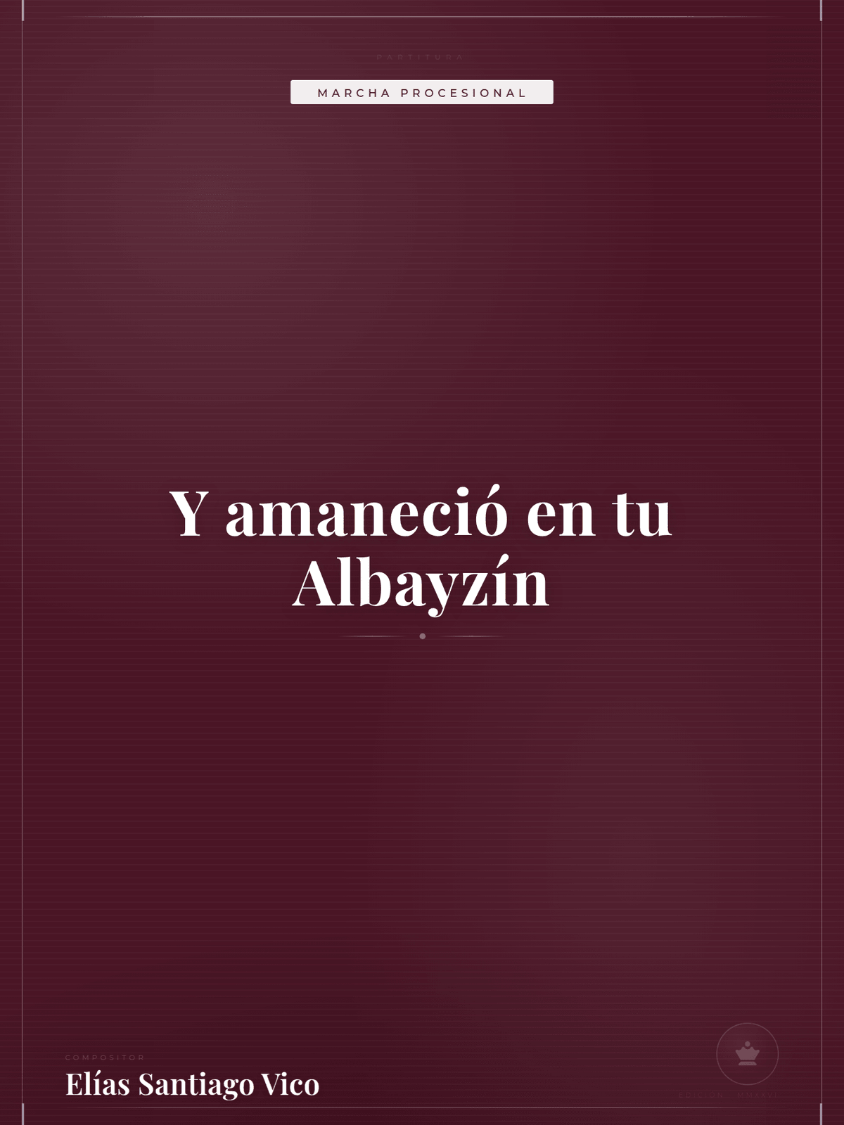 Portada de Y amaneció en tu Albayzín