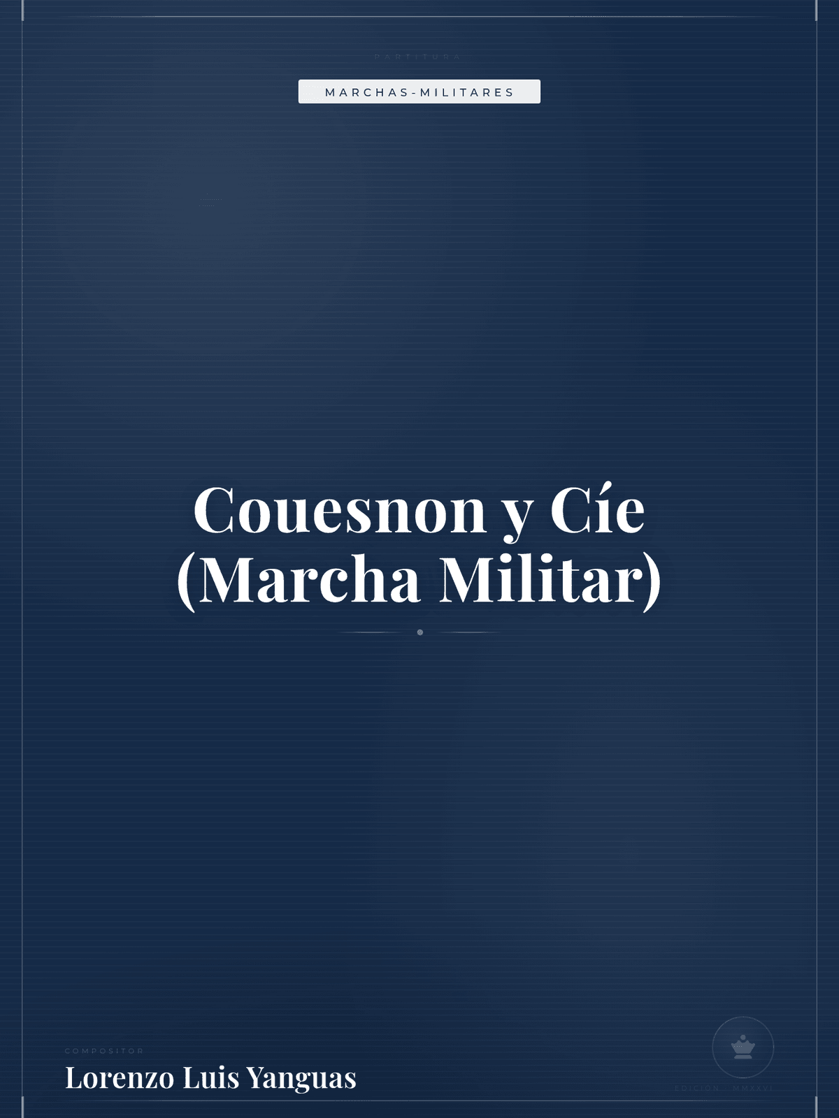 Portada de Couesnon y Cíe (Marcha Militar)