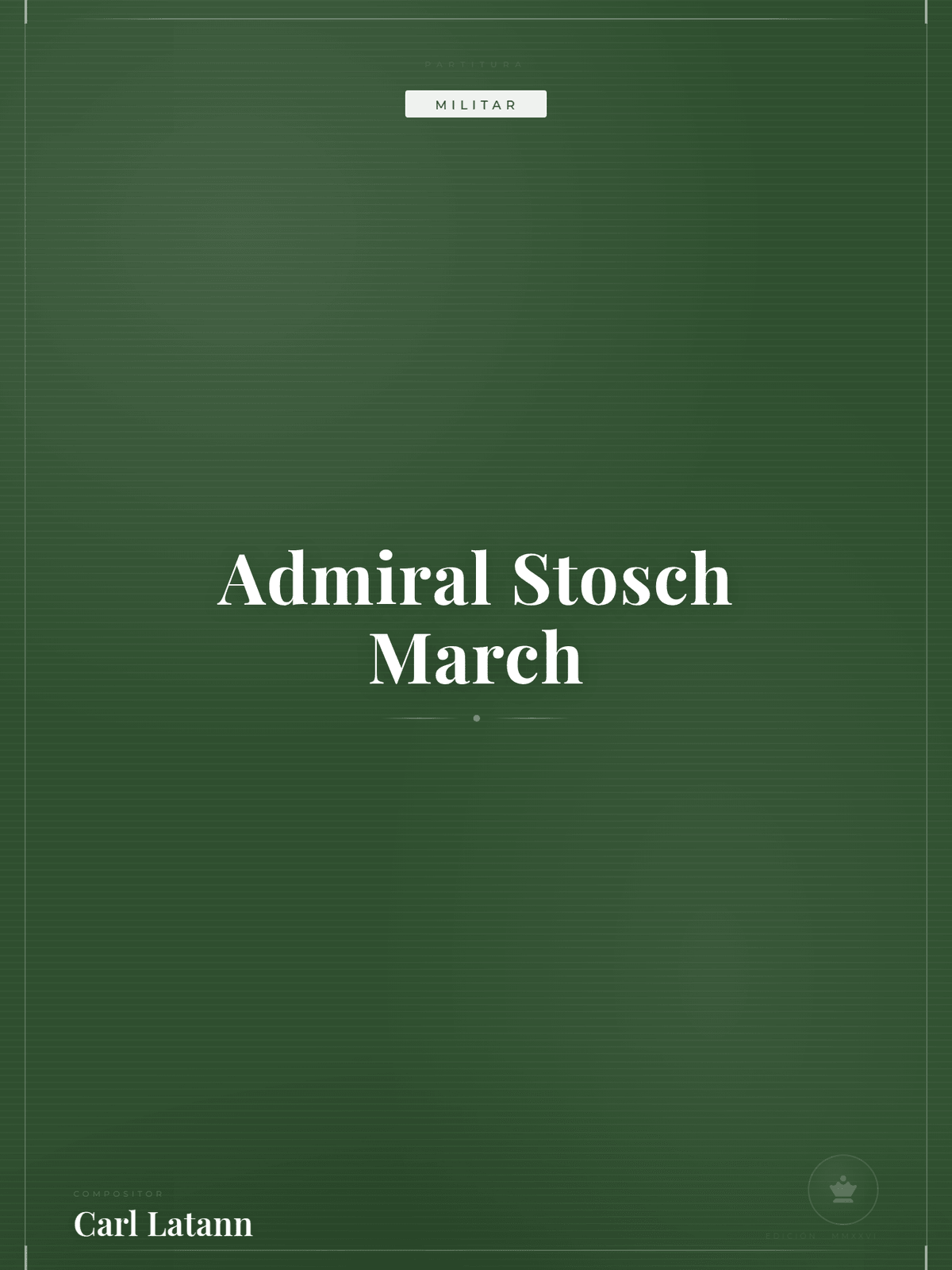 Portada de Admiral Stosch March
