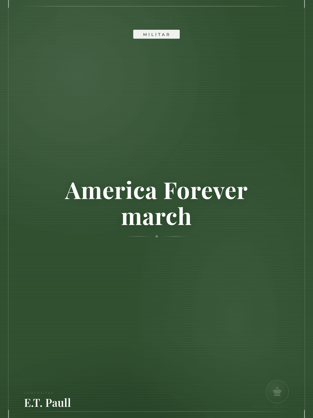 Portada de America Forever march