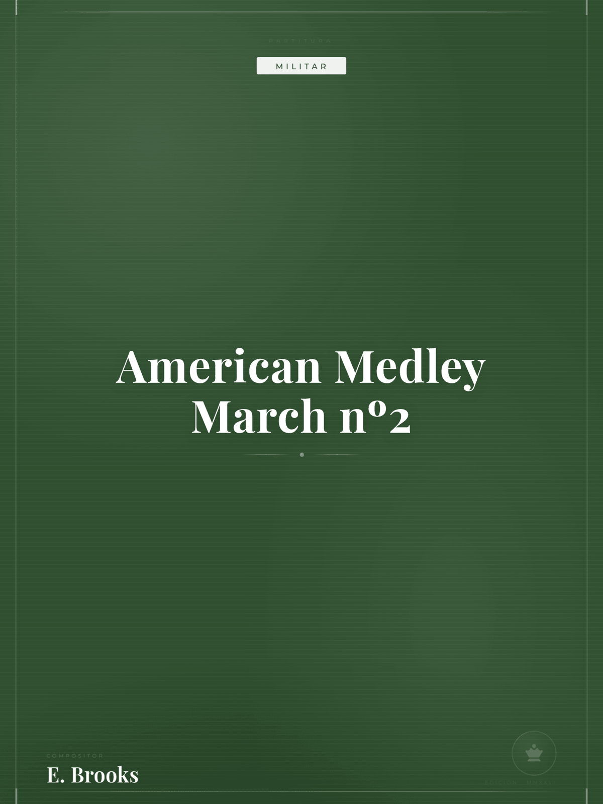 Portada de American Medley March nº2