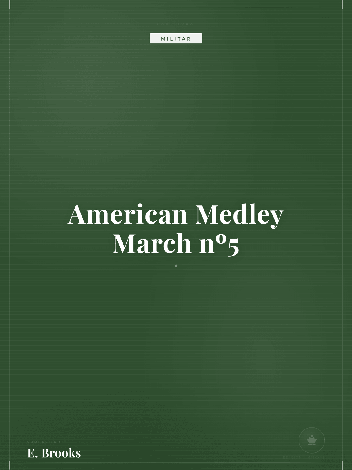 Portada de American Medley March nº5