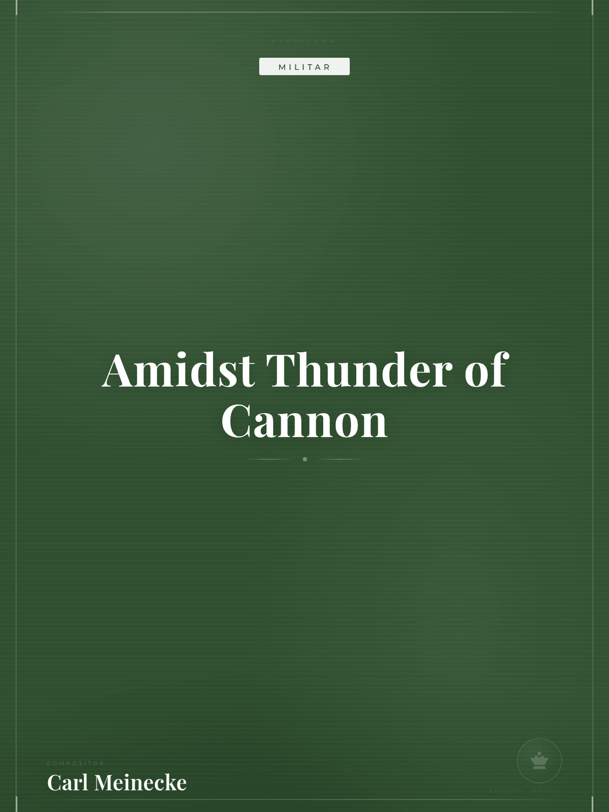 Portada de Amidst Thunder of Cannon