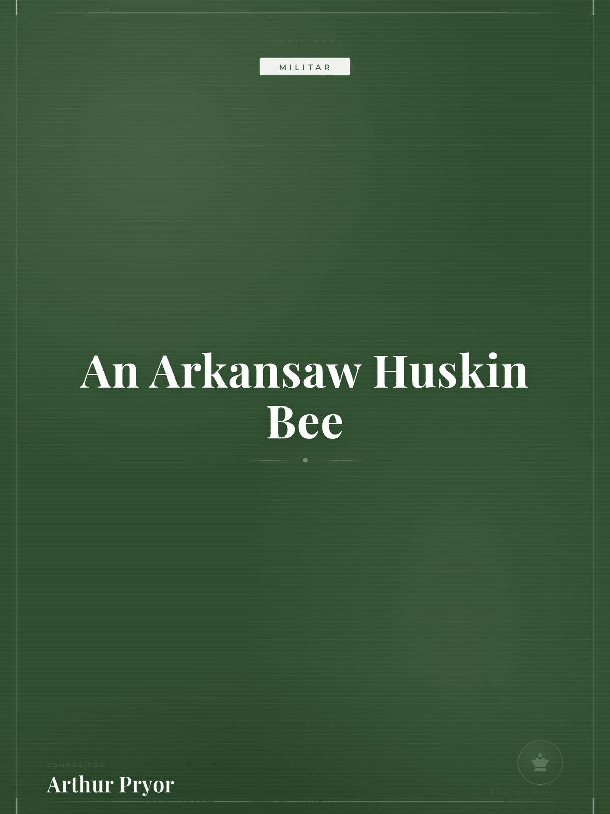 Portada de An Arkansaw Huskin Bee