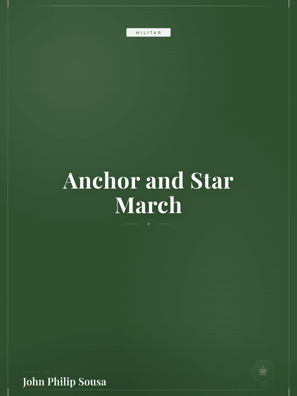 Portada de Anchor and Star March