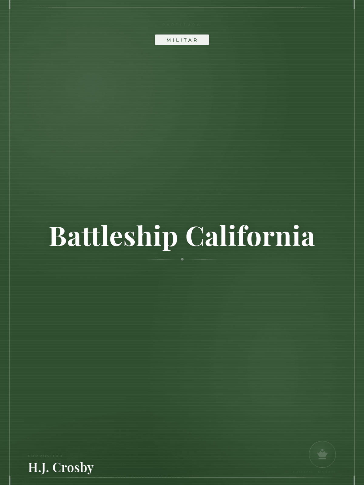 Portada de Battleship California
