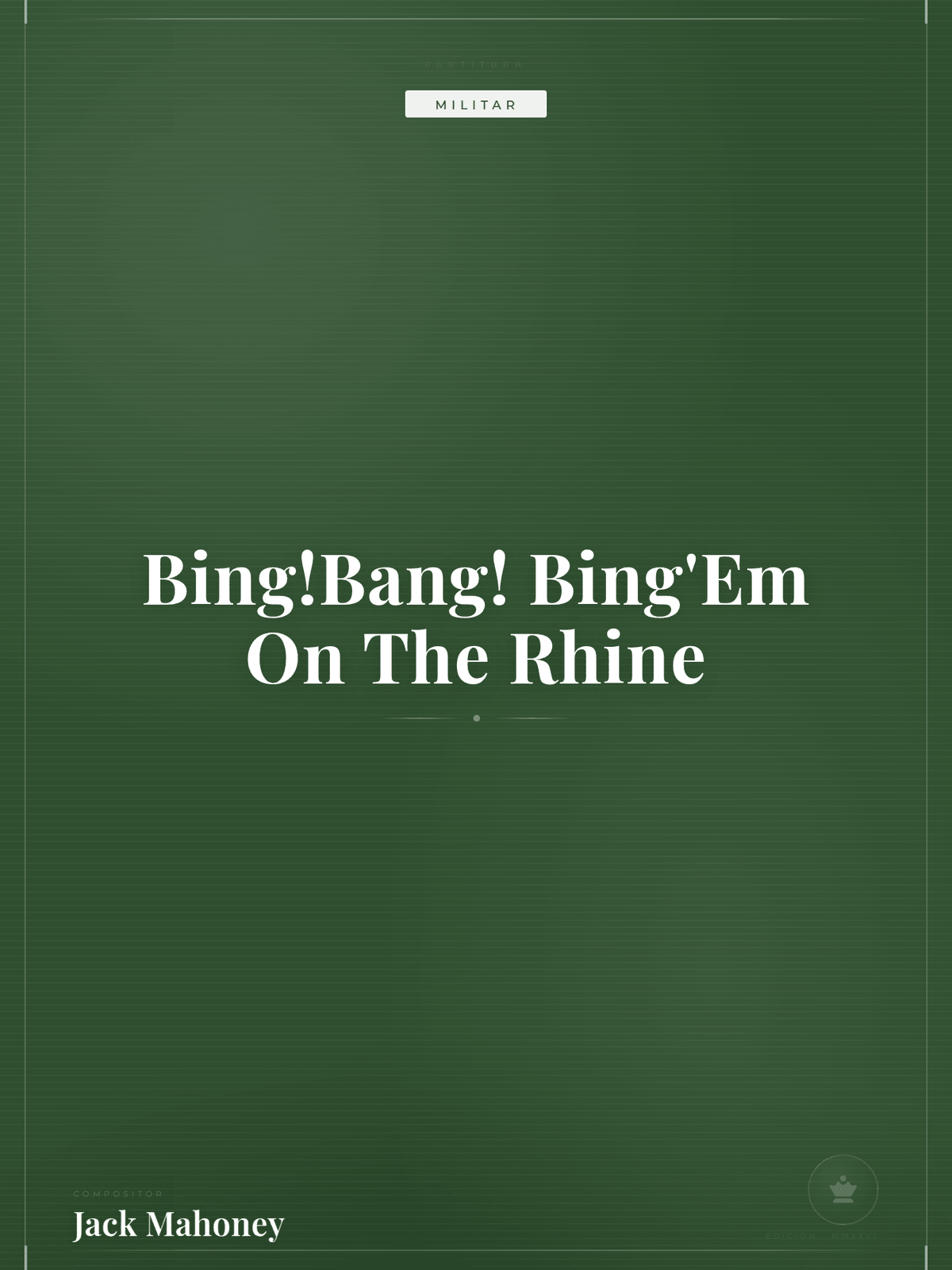 Portada de Bing!Bang! Bing'Em On The Rhine